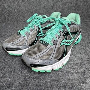 Saucony Ignition 4 Womens Running Shoes Grey Mint Green Sneakers 15169-11 Sz 9